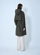 Max Mara Belted Hooded Coat