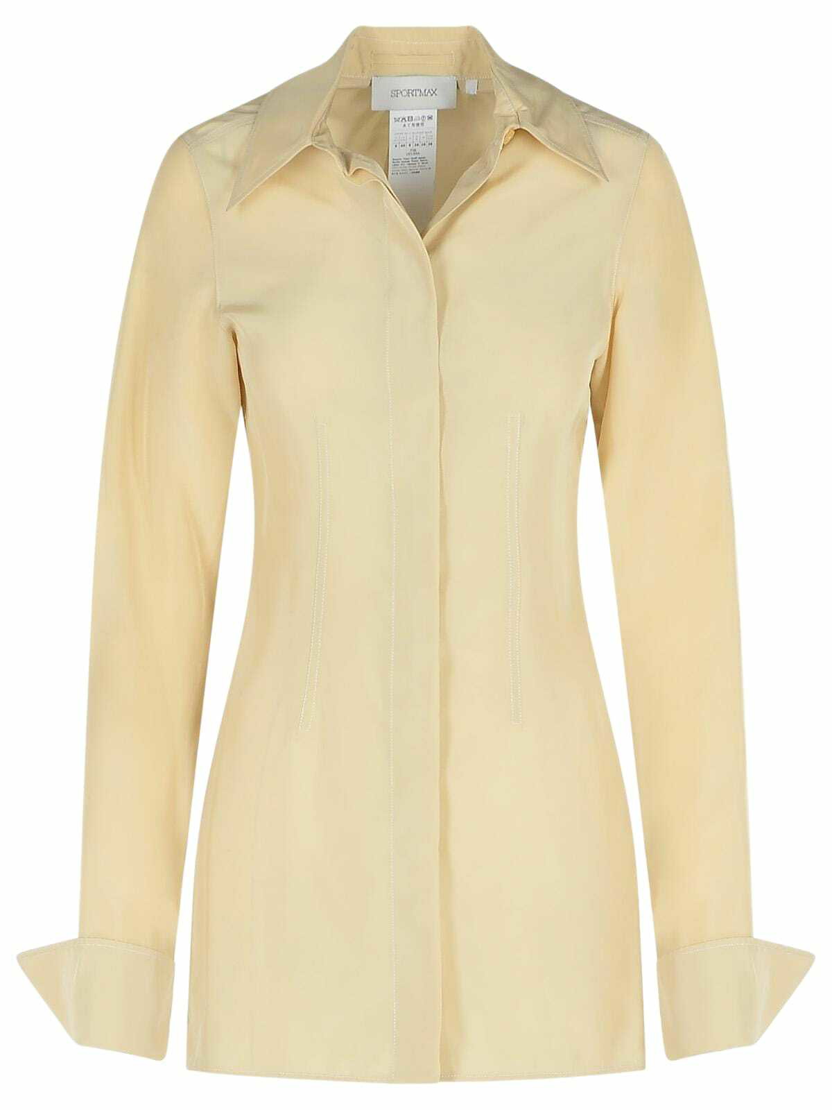 【Sportmax】 Cabinaシングル-breastedコットンブレザー Sportmax - Cabina single-breasted cotton blazer Sportmax