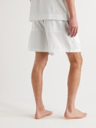 TEKLA - Organic Cotton-Poplin Pyjama Shorts - White