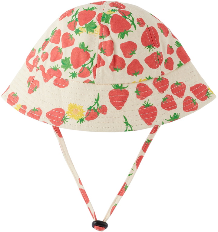 Photo: HELMSTEDT Baby Off-White Strawberry Bucket Hat