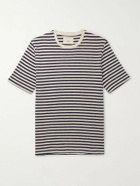 Folk - Striped Slub Cotton-Jersey T-Shirt - Neutrals