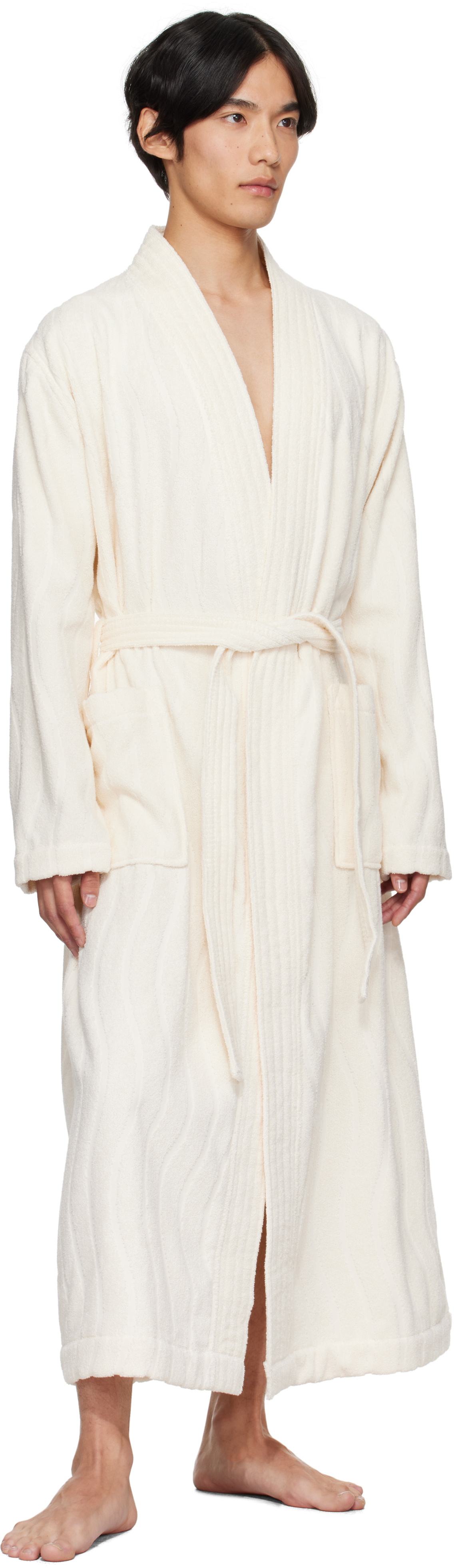 Baina Off-White Sulis Bathrobe