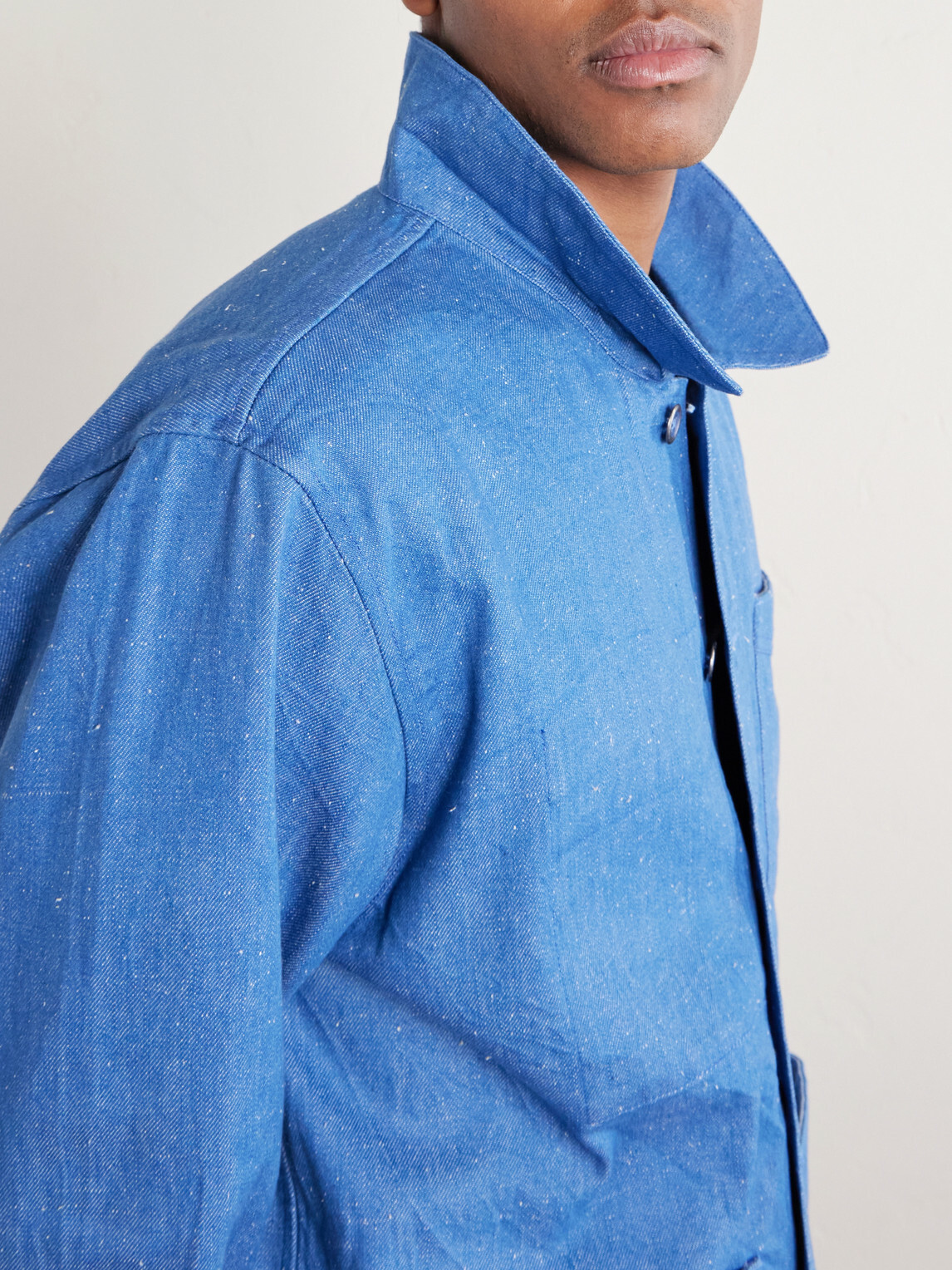 3sixteen - Denim Blouson Jacket - Blue