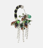 Dries Van Noten Embellished hoop earrings