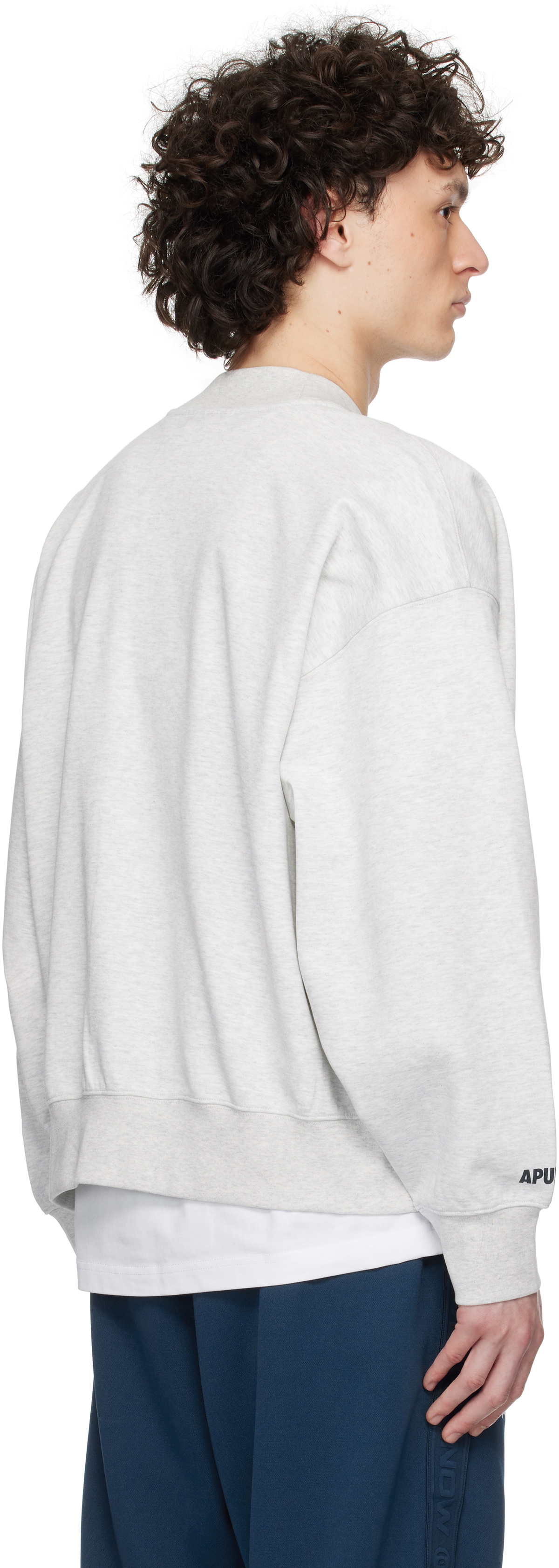 AAPE by A Bathing Ape Gray Main Cardigan