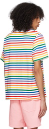 Casablanca Multicolor Striped T-Shirt