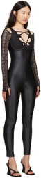 Versace Jeans Couture Black Cutout Jumpsuit