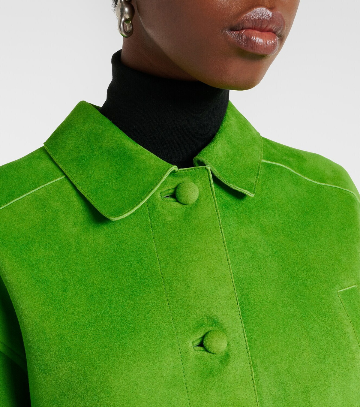 Staud Roxanne suede jacket