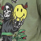 MARKET Men's Smiley Look At The Bright Side T-Shirt in Sage Green