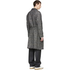Editions M.R Grey Check Tristan Belted Coat