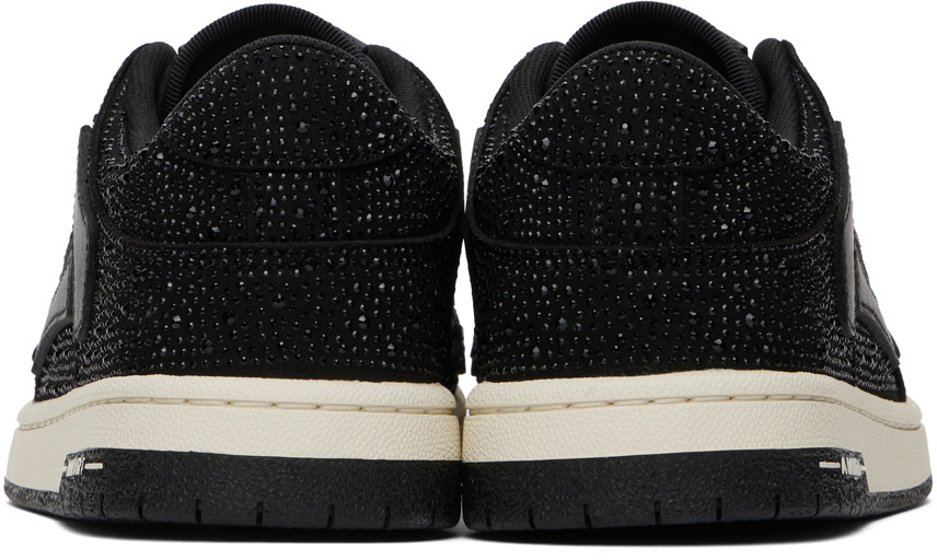 AMIRI Black Crystal Skel Low Top Sneakers Amiri