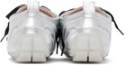 Simone Rocha Silver Ballerina Grip Trainers