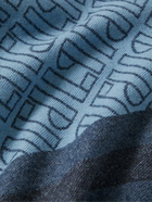 Loro Piana - Fringed Logo-Jacquard Cashmere Scarf