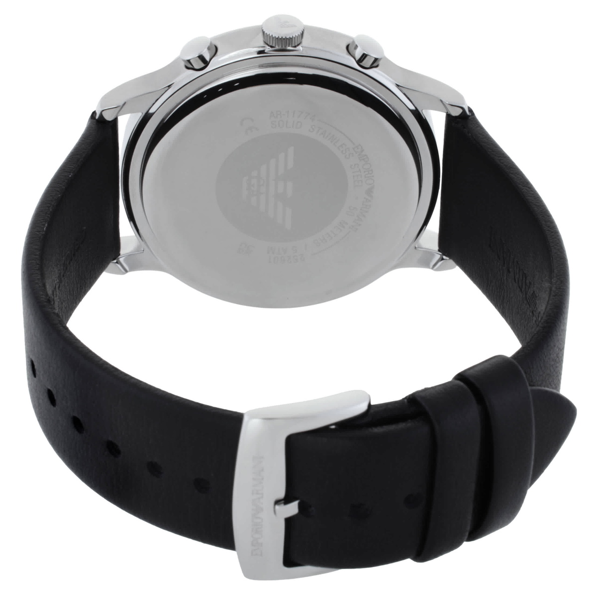 Emporio Armani Minimalist Black Dial Mens Watch AR11774