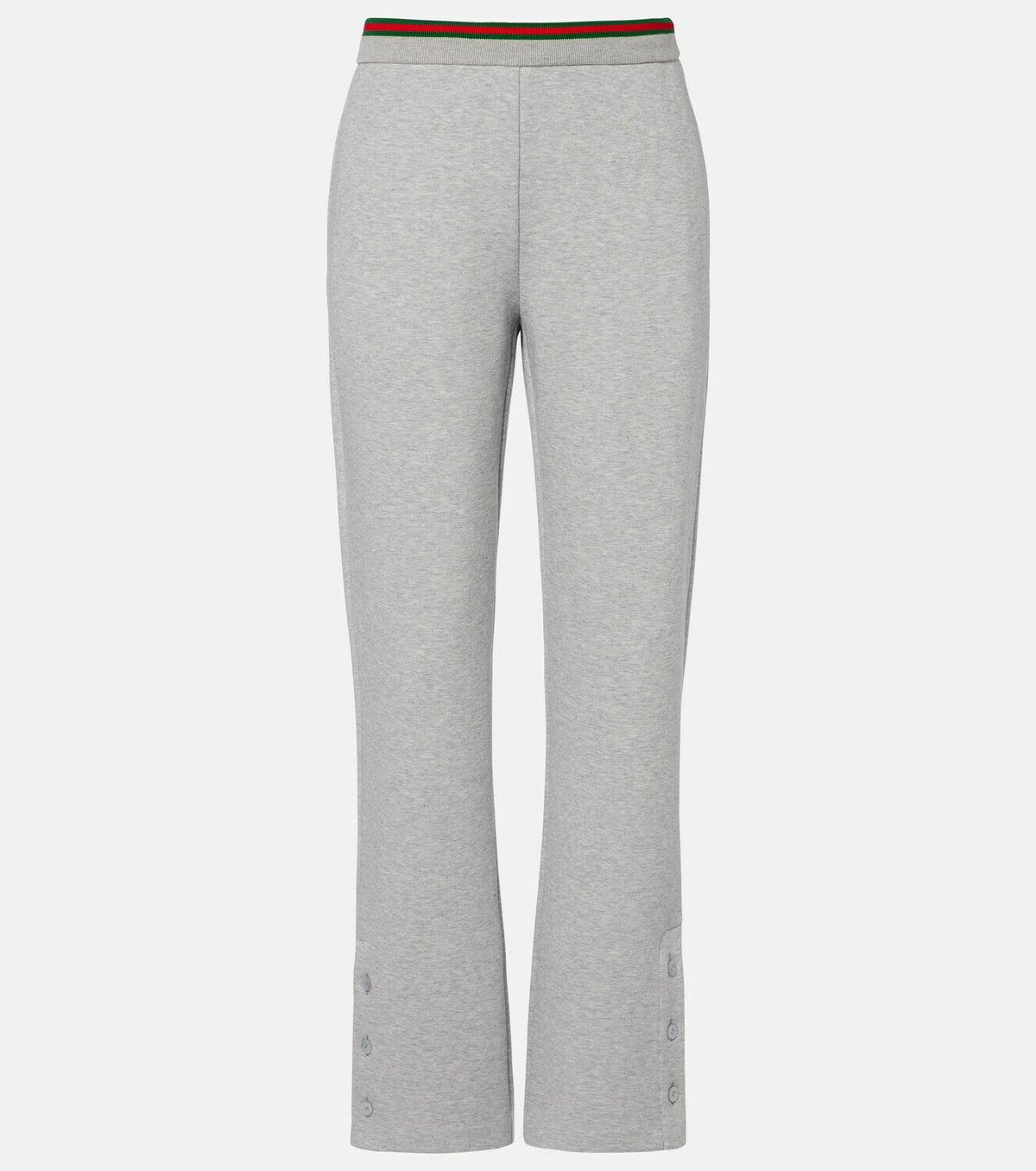Gucci Web Stripe cotton-blend jersey sweatpants