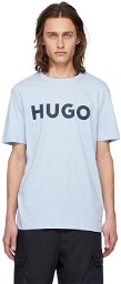 Hugo Blue Bonded T-Shirt