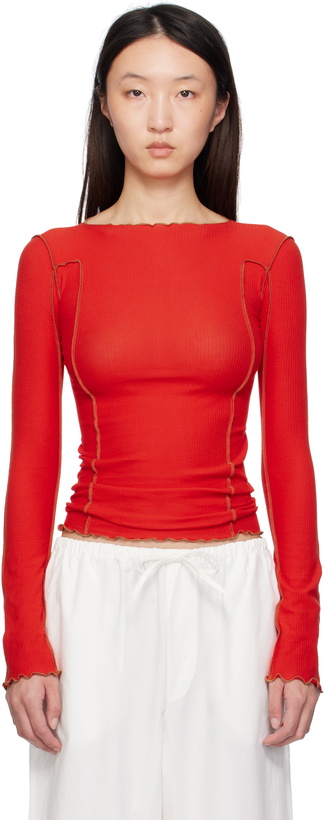 Photo: Baserange Red Omato Long Sleeve T-shirt