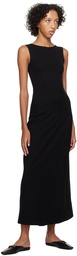 LESET Black Rio Midi Dress