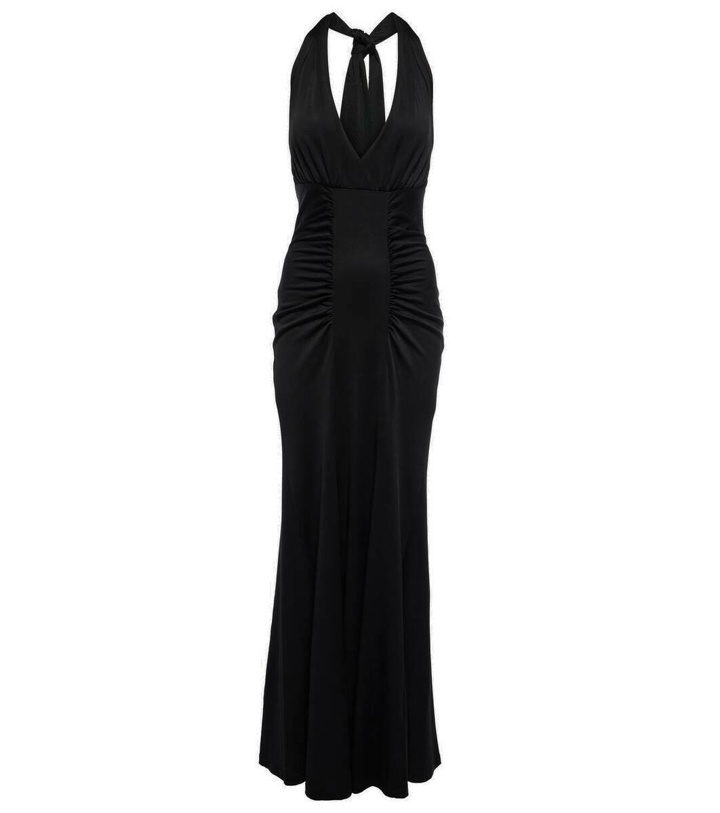 Photo: Diane von Furstenberg Makayla gathered jersey maxi dress