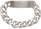 Maison Margiela Silver Semi-Polished Chain ID Bracelet