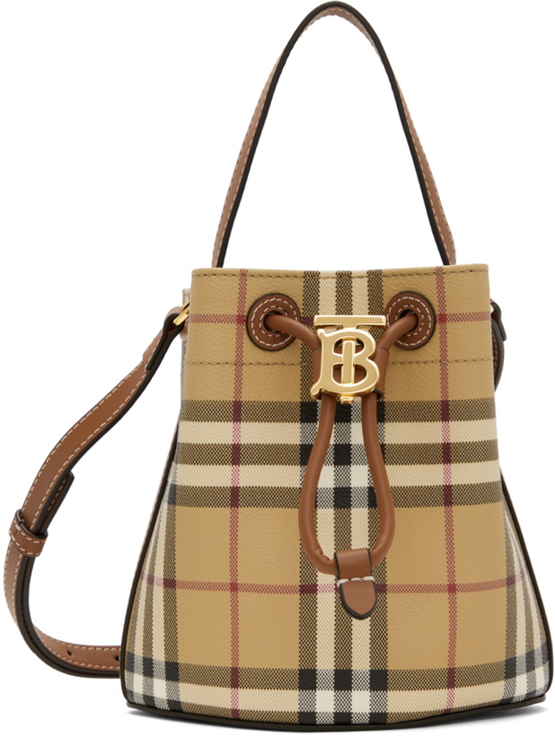 Photo: Burberry Beige Mini TB Bucket Bag