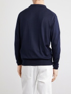 Caruso - Silk and Cotton-Blend Cardigan - Blue