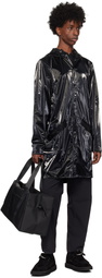 RAINS Black Long Jacket
