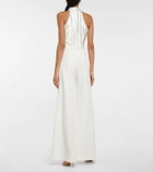 Galvan Bridal Panarea halterneck jumpsuit