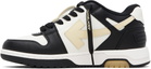 Off-White White & Black Out Of Office Glow-In-The-Dark Sneakers