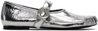 Coperni Silver Five-Toe Ballerina Belt Loafers