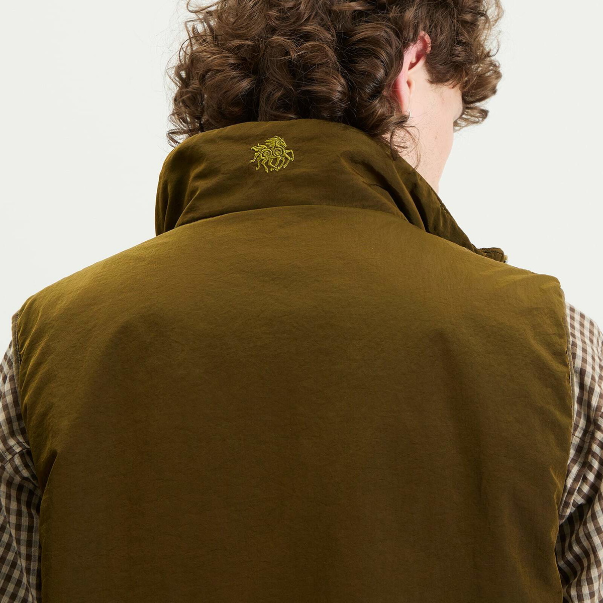 Ranra Men's Treker Canvas Nylon Vest in Nutria