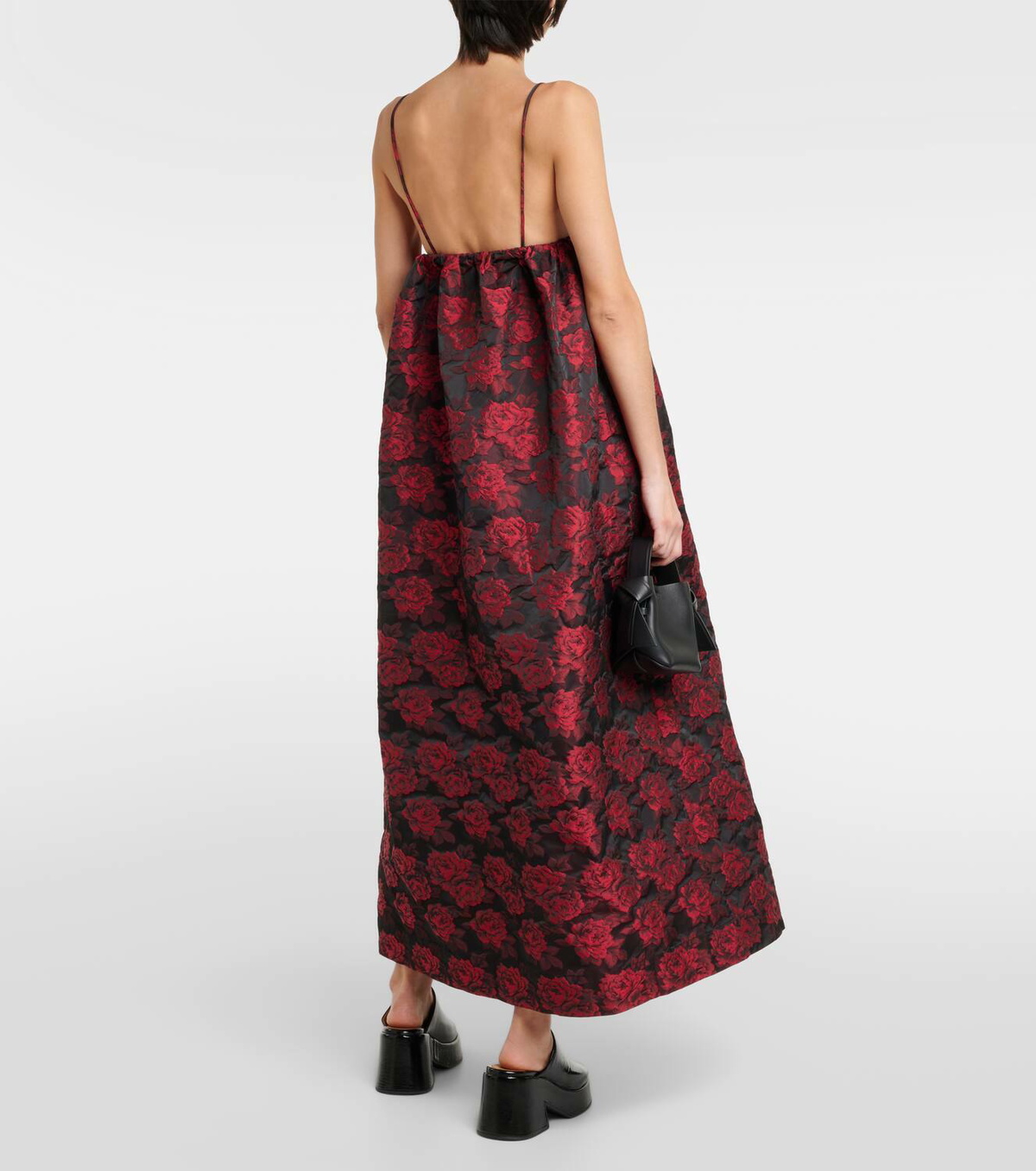 Ganni Floral jacquard maxi dress GANNI