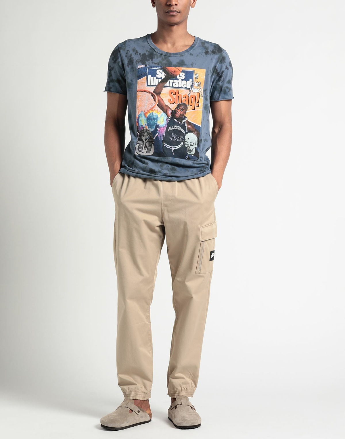 Alchemist Mens T-shirt Slate in Blue