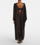 Staud Nour chiffon beach dress