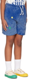 Bobo Choses Kids Blue Geometric Shapes Shorts