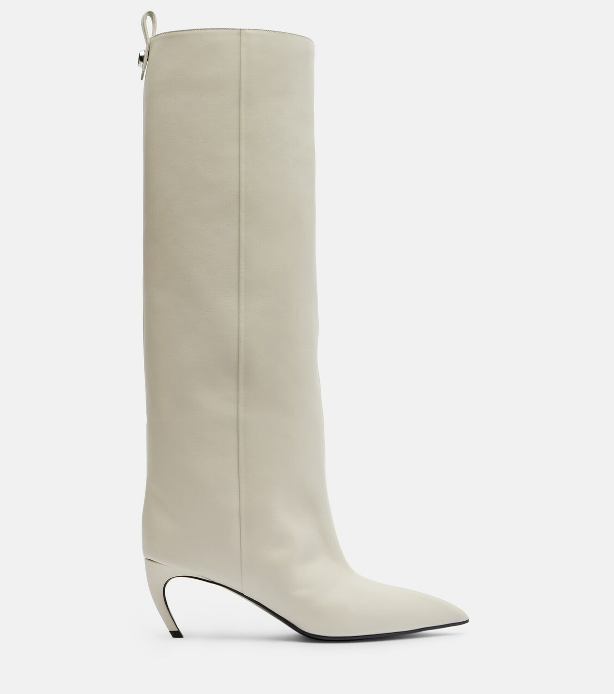The Attico Lea 65 leather knee-high boots