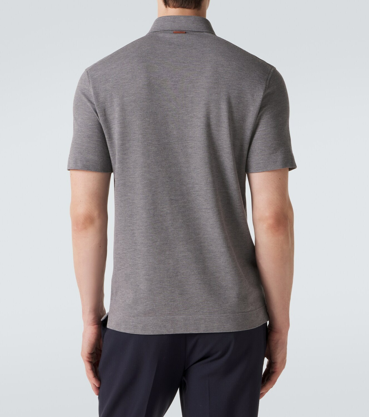 Zegna Cotton piqué polo shirt