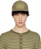 AFTER PRAY Khaki Flora Embroidered Ball Cap