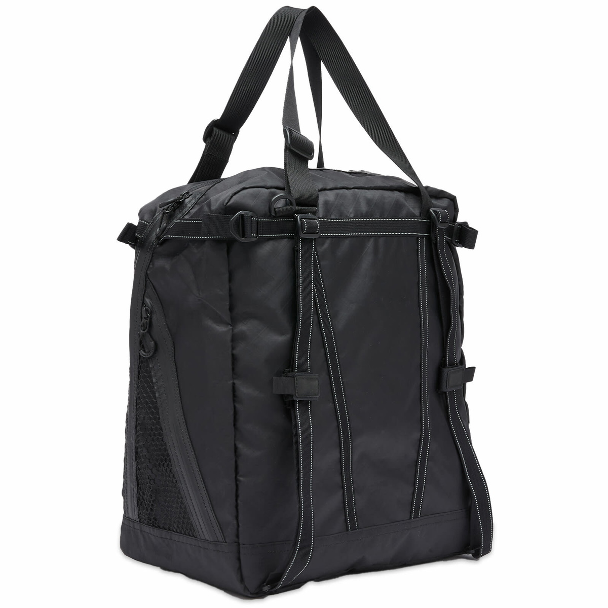 And Wander Men's ECOPAK 30L 3-Way Tote Bag in Black and Wander