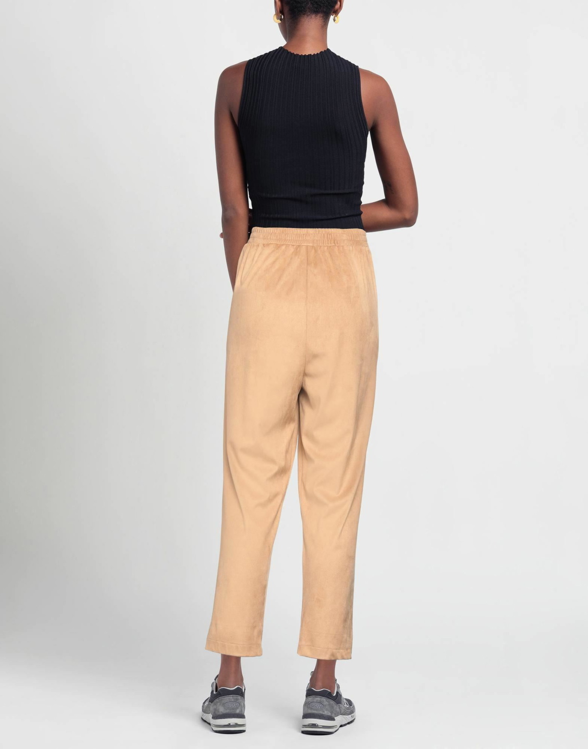 Manila Grace Womens Pants Camel