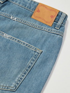 MANAAKI - Rangi Straight-Leg Embroidered Jeans - Blue