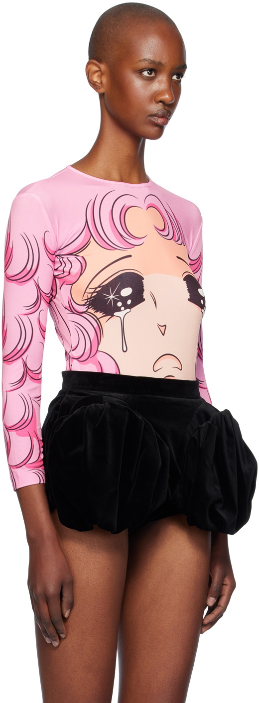 Pushbutton Pink Crying Girl T-shirt Pushbutton