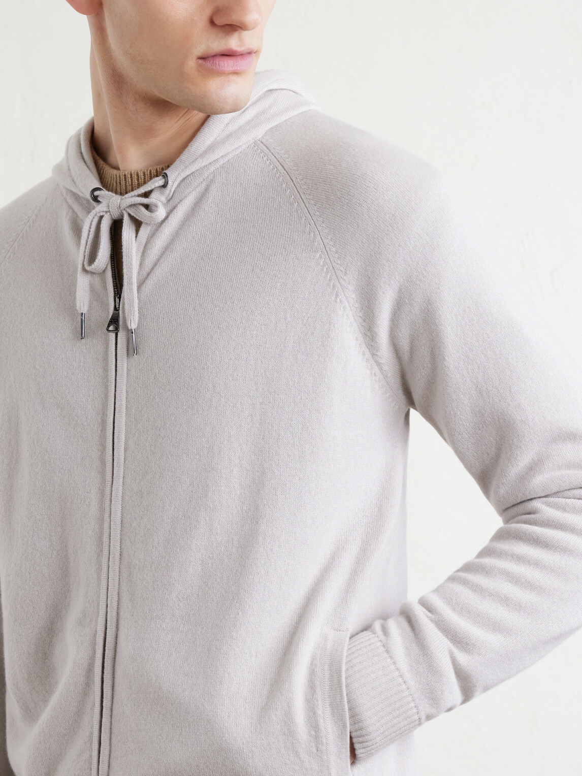 Derek Rose - Finley Cashmere Hoodie - Gray