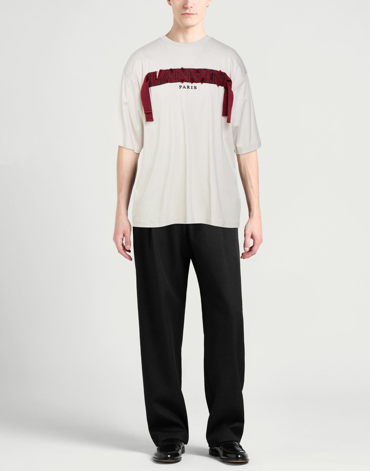 Lanvin Mens T-shirt Light in Grey