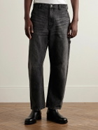 Nili Lotan - Carpenter Straight-Leg Cropped Jeans - Black