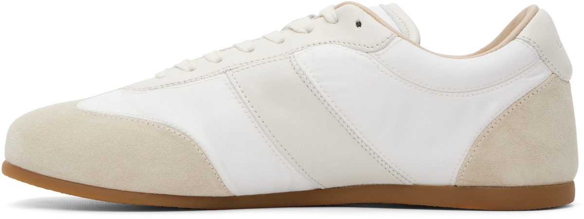 LEMAIRE White & Beige Soft Runner Sneakers