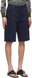 Missoni Navy Cotton Shorts