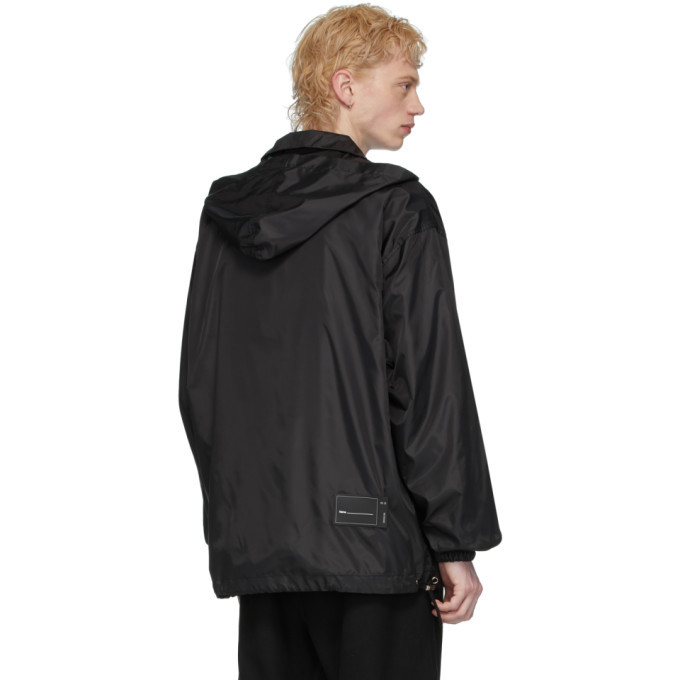 We11done Black Windbreaker Jacket We11done