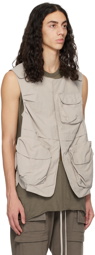 Archival Reinvent Gray Detachable Vest