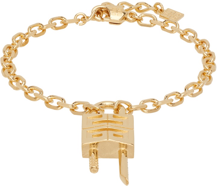 Photo: Givenchy Gold Mini Lock Bracelet
